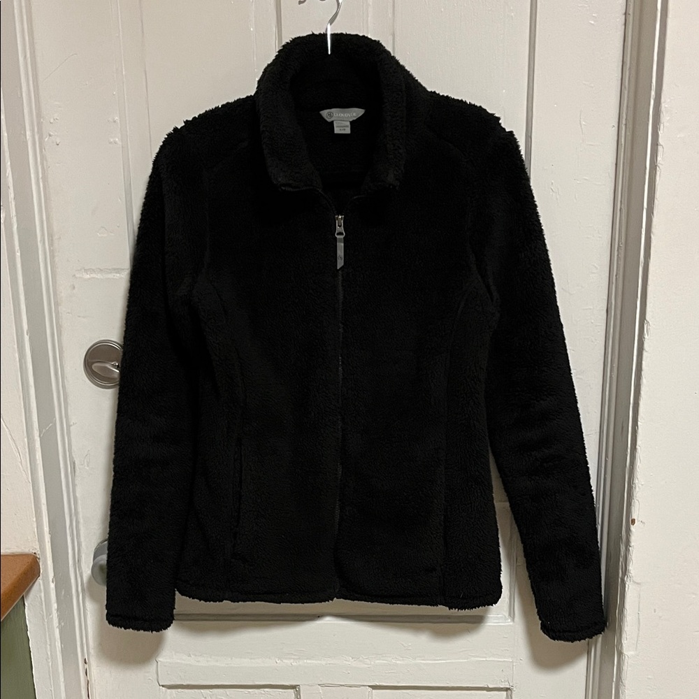 Women's Cozy Black Teddy Jacket
